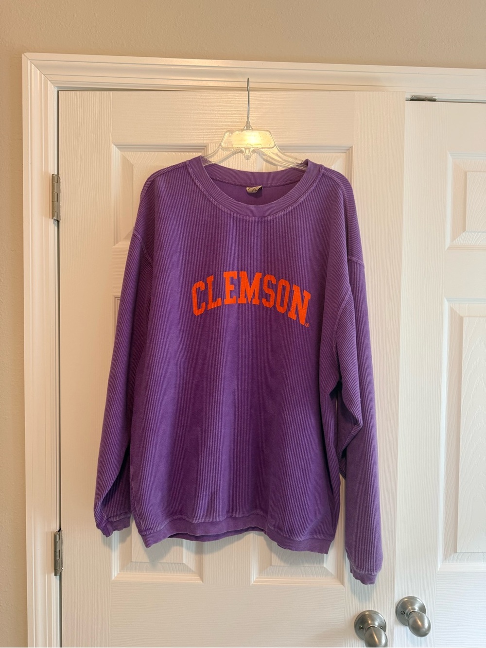 Chicka-d Corded Clemson Crewneck